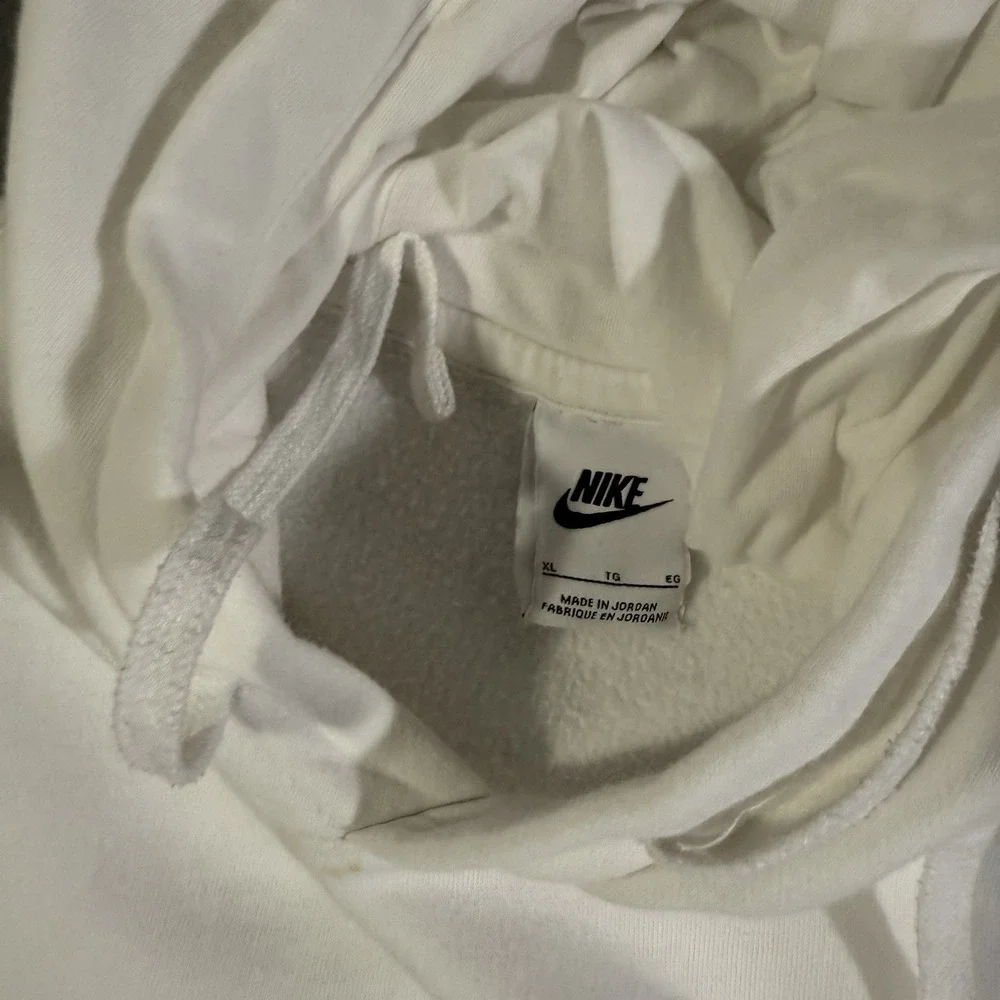 Nike Hoodie Mens Size XLSportswear Club‎ Fleece Sweatshirt White Athleisure